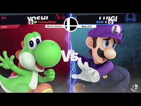 Legacy Bomb City Brawl 2 - WQF - YellowRello (Yoshi) Vs. BAM (Luigi)