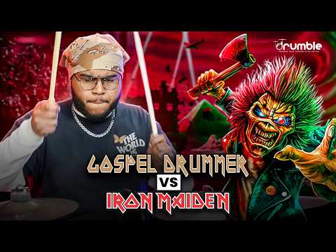 First Time Hearing “Run To The Hills” by Iron Maiden | Gospel Drummer Challenge