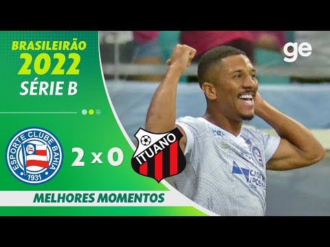 Gols e lances de Bahia x Ituano