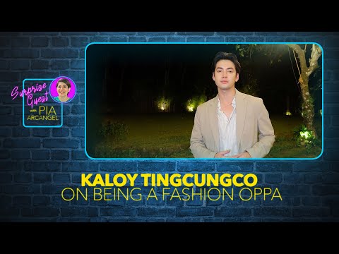 Kaloy Tingcungco sa pagiging fashion oppa Surprise Guest with Pia Arcangel