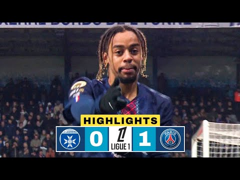 Auxerre vs PSG 0-1 Resumé | Bradley Barcola Goal | Ligue 1 Highlights | Auxerre - PSG