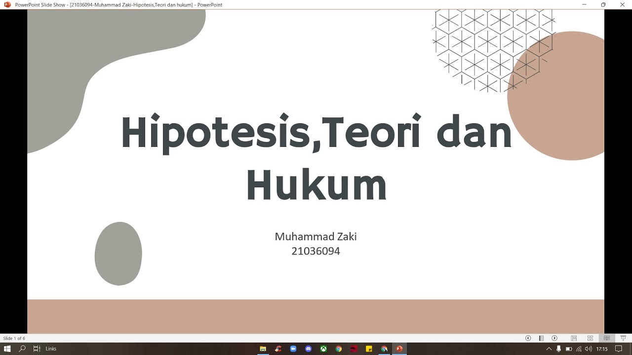 Hipotesis,Teori,dan Hukum