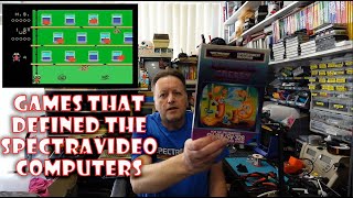 Games That Defined The Spectravideo Computers (Flipper Slipper, Frantic Freddy, Super Cross Force)