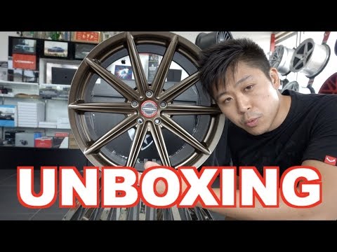 Unboxing/Quick Look: Vossen Wheels - VFS10 Satin Bronze Ford Mustang GT