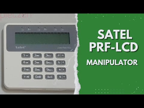 KLAVIATŪRA SIGNALIZACIJOS CENTRALEI PRF-LCD SATEL video