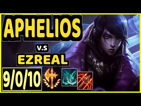 MATSUKAZE (APHELIOS) vs EZREAL - 9/0/10 KDA BOTTOM ADC GAMEPLAY - BR Ranked GRANDMASTER