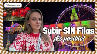 🎄🌟12—Así es el ALUMBRADO de MONSERRATE en Diciembre 2025.. Amé TODO