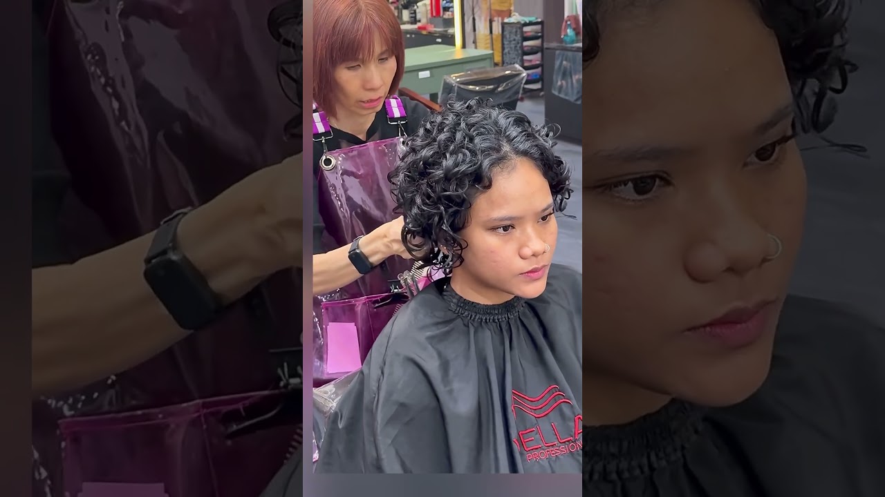Curly Wolf Cut