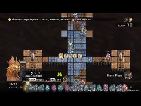 Easy Tactics Ogre: Reborn Gameplay Tutorial 345 Clear Xoshonell Temple 4th Descent