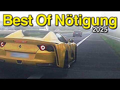 Best Of Nötigung 2025 - Road-Rage, Ausbremsen und Drängeln auf der Autobahn | Dashcam Deutschland