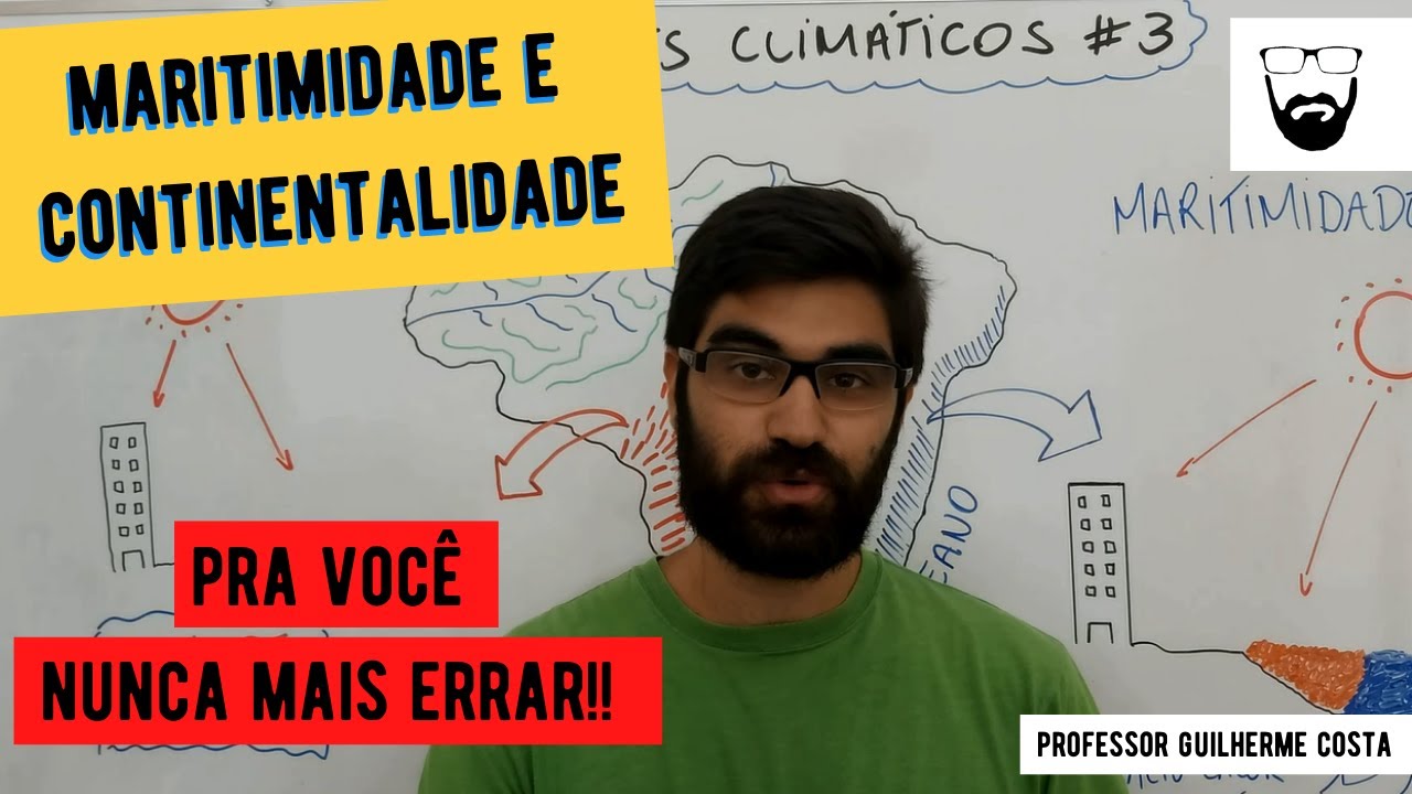 Fatores climáticos | Maritimidade e Continentalidade PRA VOCÊ NÃO ERRAR MAIS! | Ligado no bizu!