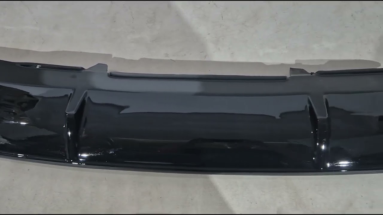 Audi A4 B9 2015-2024 гг. Задний диффузор DPT (2015-2019, черный глянец) Video 1