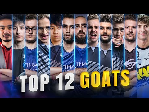 TOP 12 GOATS IN DOTA 2 HISTORY