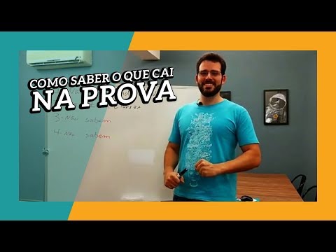 Como estudar só o que cai na prova