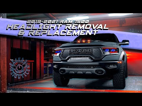 How to Remove Grill/ Headlights on 2019-2022 Dodge Ram & Install ORACLE Lighting ColorSHIFT RGB DRLs