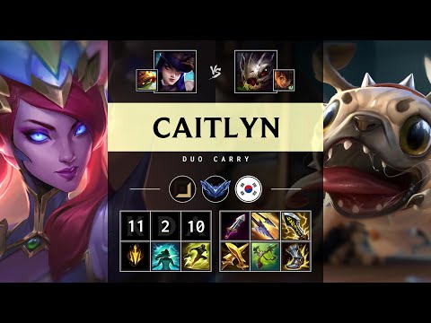 Caitlyn ADC vs Kog'Maw - KR Diamond Patch 25.S1.2