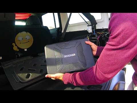 Episode 178 - Jeep Wrangler Black Bear gets a Kicker Hideaway Subwoofer.