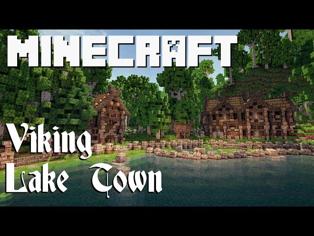 Viking Lake Town Minecraft Map