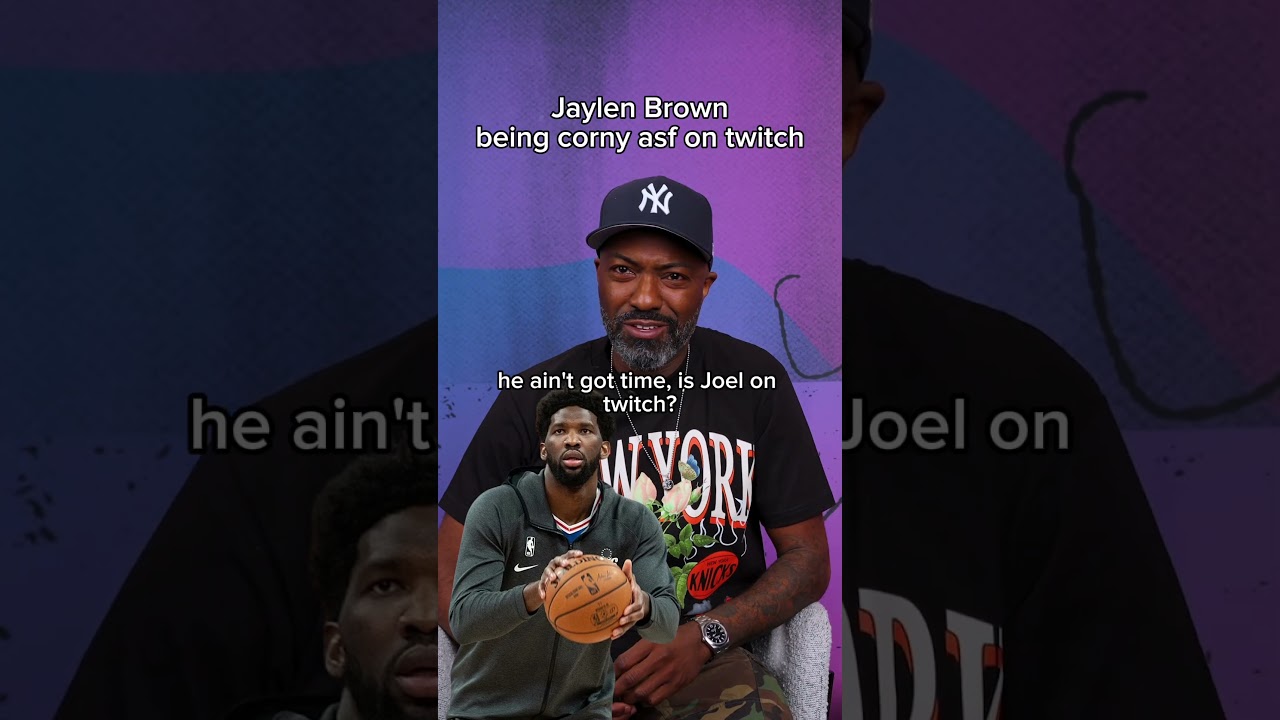 Celtics Jaylen Brown got on Twitch to complain about Joel Embiid #celtics #nba #comedy #jaylenbrown