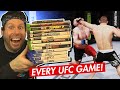 Getting A KNOCKOUT On Every UFC Video Game