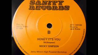 MICKY SIMPSON - HONEY IT'S YOU