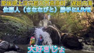 【愛媛県上浮穴郡久万高原町　遅越の滝】佐那人（さななびと）勝手にライブ♪🎼🎶〜🌸大好きじょ🌸〜🎶🎼