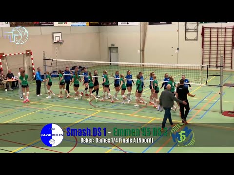 Volleybal Beker Dames 1/4 Finale A: Smash D1 - Emmen'95 D3 [21-01-2026]