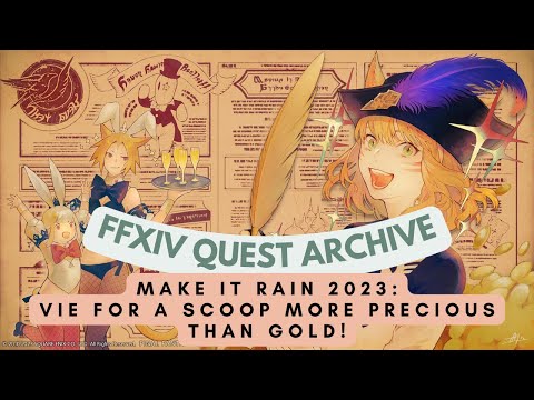 The Make It Rain Campaign 2023 | No Commentary | FFXIV Quest Archive