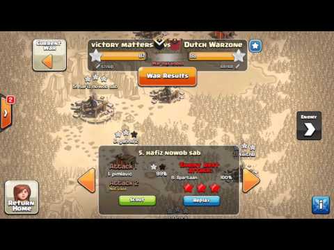 Dutch Warzone th10 attacks vs. Victory Matters