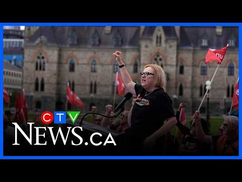 Unifor rallies in Ottawa as Canada-U.S. trade tensions threaten jobs