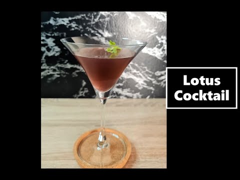 Lotus Cocktail - Gin Based Cocktail