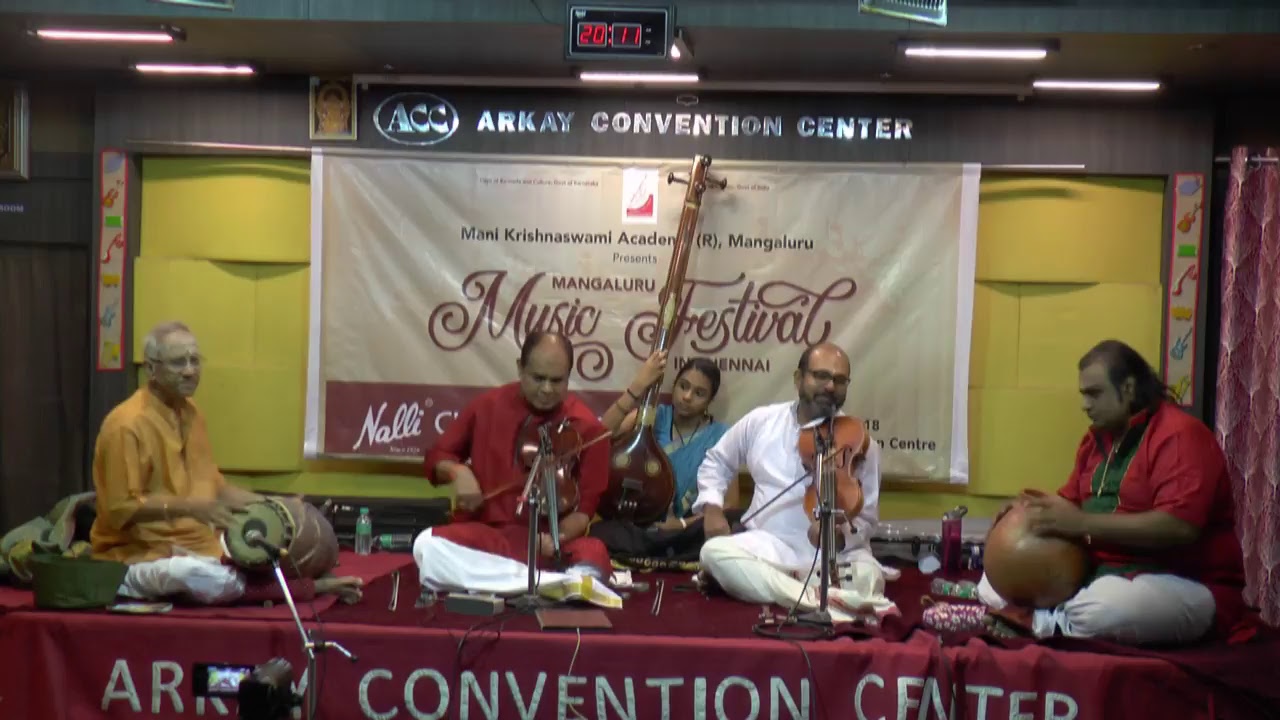 Mani Krishnaswami Academy (R.), Mangaluru - Violin-Viola Carnatic Duet Concert