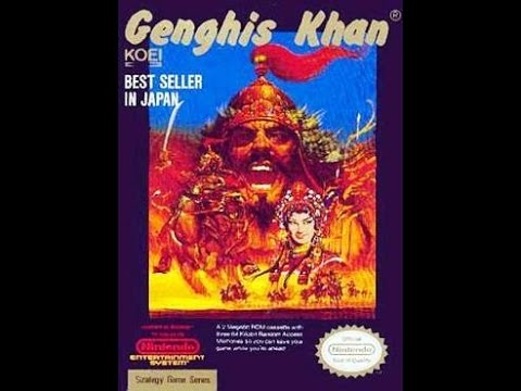 Genghis Khan II: Clan of the Gray Wolf [NES Nintendo Dandy] (1993) gameplay
