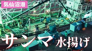 【サンマ水揚げ】気仙沼港から