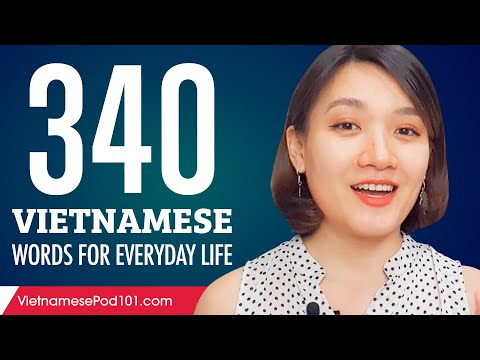 340 Vietnamese Words for Everyday Life - Basic Vocabulary #17