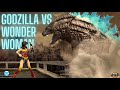 McFarlane DC Multiverse Wonder Woman vs Atomic Godzilla Action Figure Review & Comparison