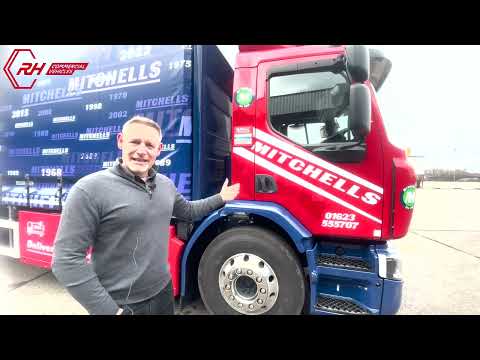 UK's FIRST Renault Trucks E-Tech D Wide Curtainsider