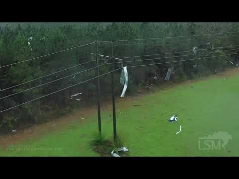 03-17-2021 Whistler,  MS - Tornado Damage Destroyed Chicken Houses
