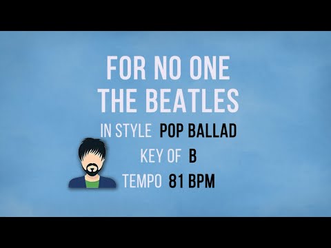 For No One - The Beatles - Karaoke Male Backing Track