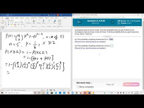 Probability and Statistics Lesson 70: Complicated Binomial Distributions