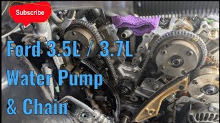 How to Replace Internal Water Pump & Timing Chain — Ford 3.5L / 3.7L V6