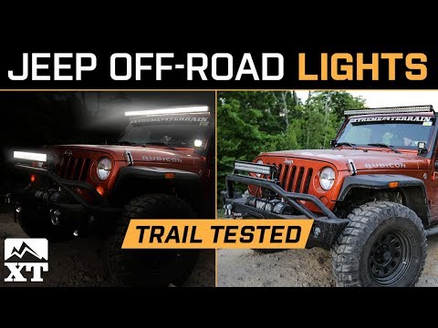 The Best Jeep Wrangler Off Road Lighting | Light Bars + Rock Lights + Flood/Spot Light