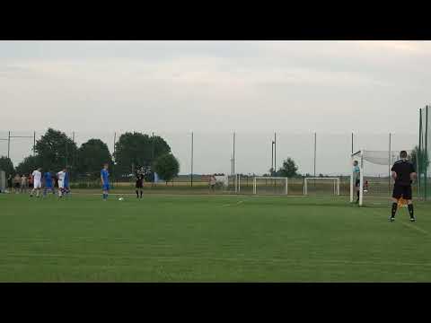 OKS Olesno - LKS Polonia Karłowice (baraż o IV ligę) rzut karny Adam Huć