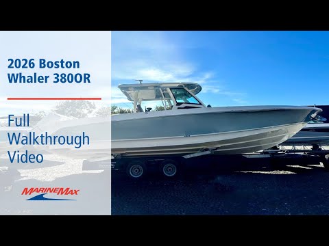 2026 Boston Whaler 380 Outrage Video