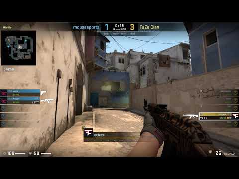 CS:GO POV Demo FaZe coldzera (27/12) vs Mousesports (de_mirage)