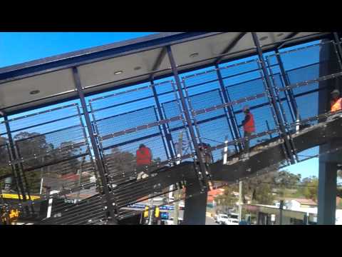 CityRail Glenfield Railway Station Staircase Construction