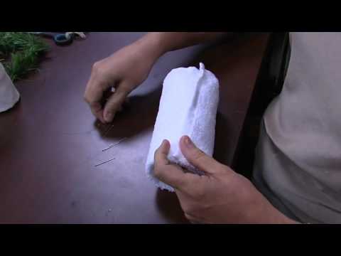 Mulher.com - 26/11/2015 - Vela natalina com toalha - Rosemary Ansante PT1