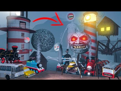 SCARIEST MONSTERS MEGAMIX! - LIGHTHOUSE MONSTER, HOUSE HEAD, TOILET HEAD, BUS EATER