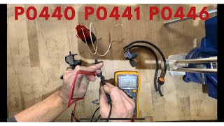 P0440 P0441 P0446 first gen Toyota Sequoia? Could be your VSV Vacuum Switching Valve. Test it!