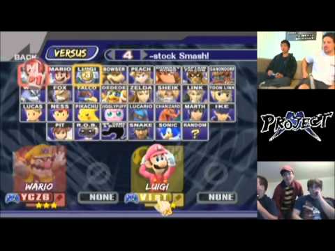 Project M Demo 2 - Vist (Luigi) vs ycz6 (Ike)